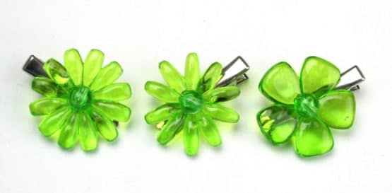 Blüte mit Clip, aus Acryl, 6 Stück - unkategorisiert