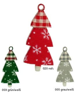 Deko-Anhänger Tannenbaum, aus Filz gestanzt - weihnachten, filzaccessoires