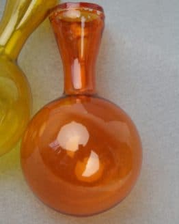 Glaskolben orange, ca. 11 cm - everyday-dekoaccessoires, dekoaccessoires