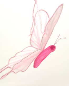 Schmetterling rosa-pink, ca 17 cm lang - fruehjahr, everyday-dekoaccessoires, dekoaccessoires