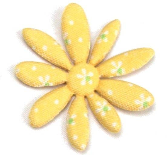 Streu-Blüte aus Stoff, ca. 5 cm - everyday-filzaccessoires, filzaccessoires, fruehjahr-filzaccessoires