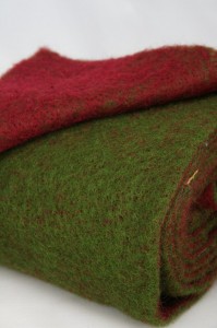 Neue Farben bei zweifarbigem Wollvlies - wollvlies, weihnachtsdeko